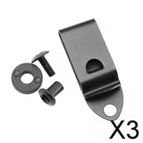 Maxbell 3xIwb Holster Belt Clip Stainless Steel Holster Accessories Holster Clip 4.4cm