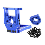Maxbell RC Car Motor Mount Seat Sturdy Motor Fixing Mount for Truck Crawler Supplies Blue