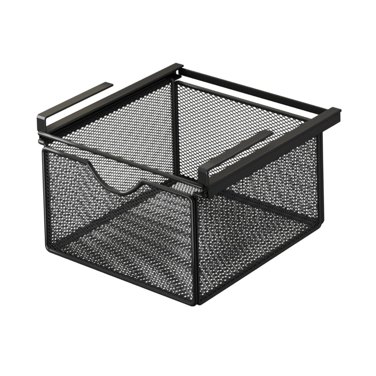 Maxbell Under Shelf Basket Under Desk Drawer Organizer for Bedroom Notes Calculators 22cmx46cmx9cm