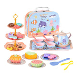 Maxbell Princess Tea Time Toys Dessert Play Foods Accessories for Birthday Gift Girls Style D