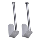Maxbell 2pcs Stainless Steel Hanger Clip Organizer Paper Tissue Holder Stand
