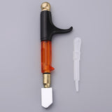 Quality Custom Grip Glass Cutter 2-15mm Oil Feed Tungsten Carbide Tip Glass Cutter Cutting Tools, Mosaic/Tiles/Stained Glass Cutting Tool - Aladdin Shoppers