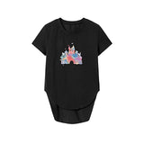 Maxbell Maxbell T Shirt for Women Summer Stylish Crewneck Shirt for Camping Office Traveling XXL