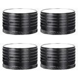 Maxbell 4Pcs Adjustable Furniture Risers Non Slip Table Metal for Cabinet Couch Sofa Black