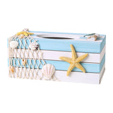 Maxbell Tissue Paper Box Cover Countertop Stylish Facial Tissue Storage Box Bathroom Starfish