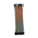 Maxbell Dupont line 40pcs Multicolored Dupont Wire 40pin Male to Male, Breadboard Jumper Wires Ribbon Cables Kit for Arduino - Aladdin Shoppers