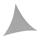 Maxbell Sun Shade Sail 3x3x3M Triangular Block Sun Cover for Backyard Garden Deck Gray
