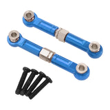 Maxbell 2Pcs 1:14 RC Car Steering Linkage Spare Steering Rod for 14211 RC Car Trucks Blue
