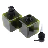 Maxbell Maxbell 250 ml Plastic Empty Bottle Travel Shampoo Lotion Container Pump Green