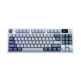 Maxbell Gamer Keyboard 87 Keys Hot Swap Sturdy 3 Modes Connectivity 14.1x5.5x1.7inch Style C