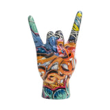 Hand Gesture Statue Creative Hand Decor Sculpture for Indoor Bedroom Desktop Style A