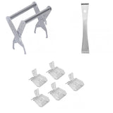 Maxbell Beekeeping Scraper Tool + Hive Frame Holder Grip +5pcs Bee Catchers Clip Tools