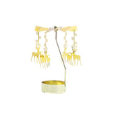 Maxbell Maxbell Rotary Candle Holder Tea Lights Candle Holder Ornament for Home Bar Decor Deer