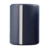 Maxbell 5xTravel Tie Case Tie Box for Men Travel Business Gift PU Leather Men Tie Case black