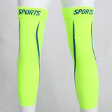Maxbell 1 Pair Sport Leg Compression Sleeves Calf Guard Brace XXL Fluorescent Green