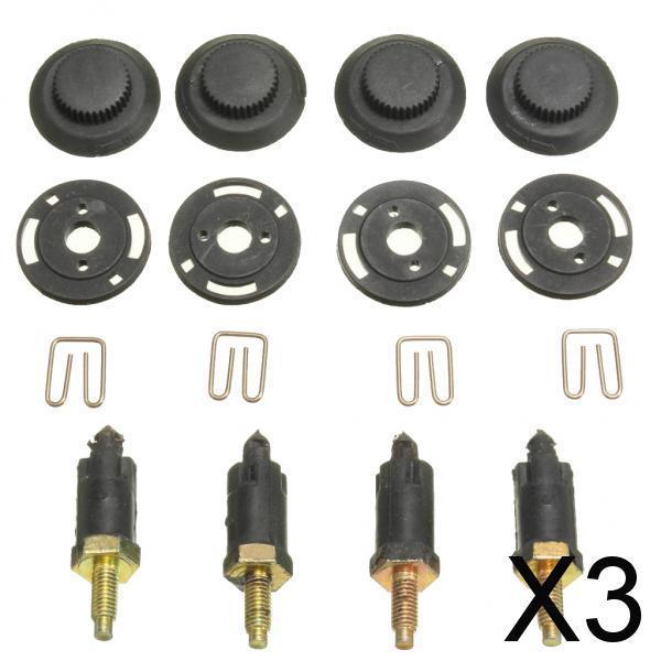 Maxbell 3x8Piece 2.0HDI Engine Cover Bolt Bonnet Hood Clip For CITROEN PEUGEOT 307 406