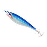 Maxbell Luminous Squid Jigs Hook Glow Float Minnow Lure for All Waters Freshwater light blue