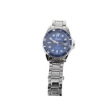 Maxbell Auto Mechanical Watch Men Quartz Movement Chronograph Analog Wristwatch Blue