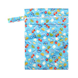 Maxbell Baby Nappy Bag Stroller Storage Bag Water Resistant Diaper Pouch for Daycare Blue