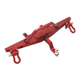 Maxbell 1/12 RC Car Front Bumper Metal RC Car Bumper for MN128 RC Car Model DIY Accs red