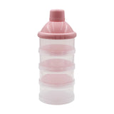 Maxbell Milk Powder Case Portable Milk Powder Dispensers Pot for Nuts Travel Oatmeal Pink