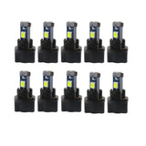 Maxbell 2x10 Pieces Car T5 3030 Instrument Panel 3LED Light for Twist Socket White
