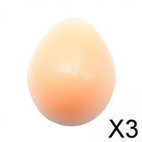 Maxbell 3xSilicone Breast Forms False Boobs Breast Prosthesis Chest Enhance Mastectomy 400g