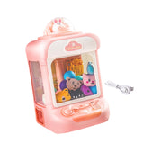 Maxbell Grabber Machine for Kids for Girl Ages 3-6 Birthday Gifts Candy Vending Grabber pink