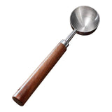 Maxbell Coffee Spoon 15ml/30ml Coffee Bean Spoon for Loose Tea Ingredients Seasoning 16cmx3.5cm Sliver