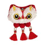 Maxbell Chinese New Year Blessing Hanging Decoration Cute Brooch for Store Farmhouse Lion