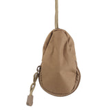 Maxbell Outdoor EDC Airsoft Tactical Nylon Mini Small Money Bag Key Pouch Holder Tan