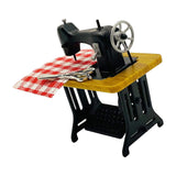 Maxbell 1/12 Dollhouse Furniture Sewing Machine Retro Doll Home Life Scene for Girls