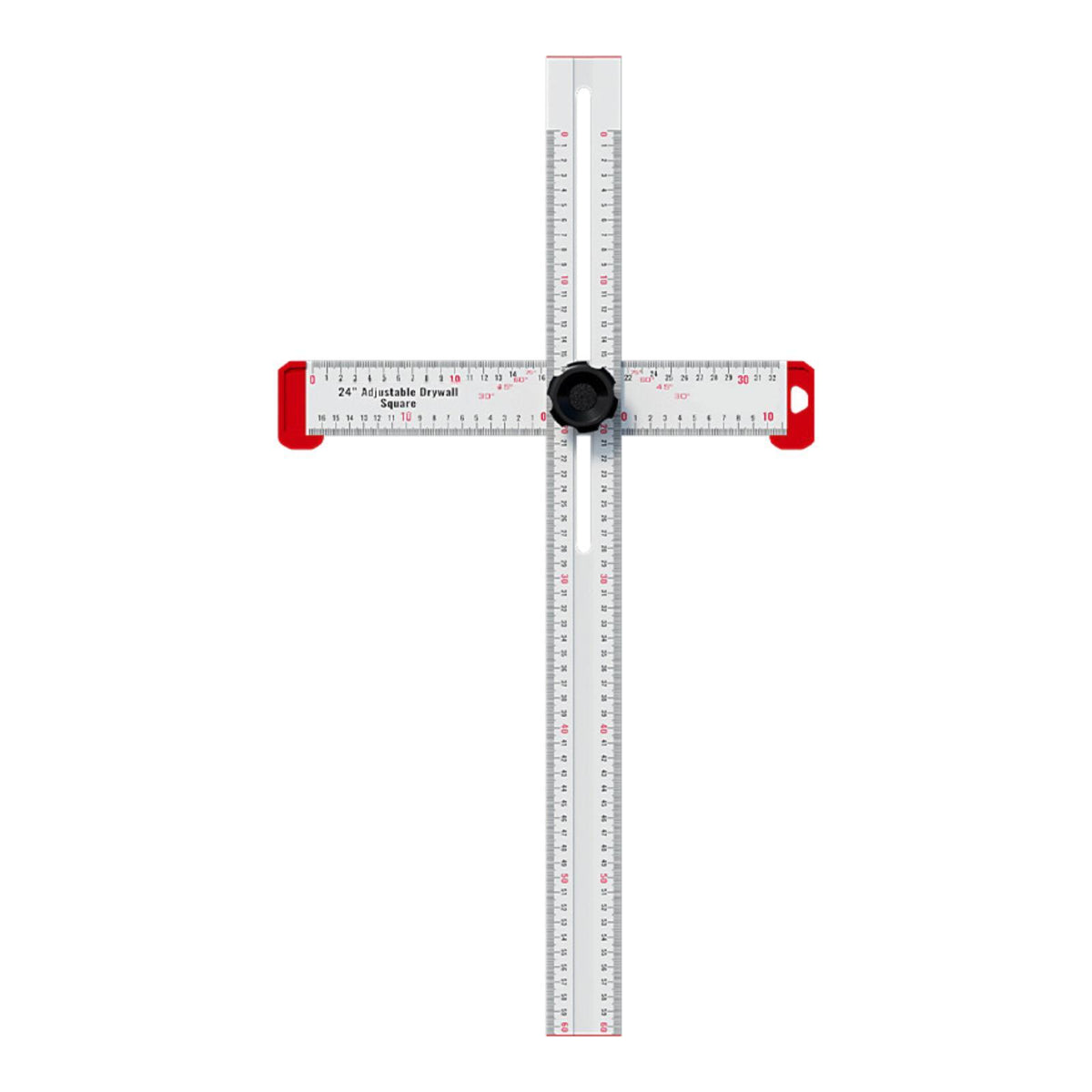 Maxbell Square Ruler Drilling Positioning Ruler for Template Crafting Shelves Door 60cm