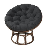 Maxbell 2xHammock Chair Cushion Hanging Egg Chair Cushion for Hanging Baskets Black