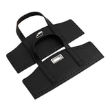 Maxbell 2xCrochet Bag Handles with Twist Lock Bag Accessories with Holes Purse Handles Black