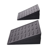 Maxbell 2Pcs Squat Wedge Block Slant Board Calf Stretching for Pilates Indoor Sports Black