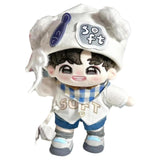 Plush Doll, 20cm Doll, Cute Dress-Up Plush Toy, Collectible Gift Doll+Croissant Set 20cm