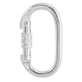 Maxbell Maxbell Rescue Climbing Durable Oval Carbon Steel 25KN Carabiner Screw Lock
