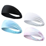 Maxbell Maxbell Kids Sports Headbands Elastic Running Headband for Tennis Exercise Teenagers black