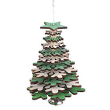 Maxbell Christmas Tree Hanging Ornament Holiday Tree DIY Crafts Snowflake_Green