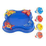 Maxbell Gyro Disk Set Portable Exciting Tops Game Set for Party Boys Girls Ages 6-12 Blue