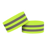 Maxbell 2xReflective Bands Adjustable Safety Reflector Tape Straps for Arm Leg Jogging