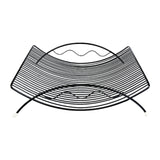 Maxbell Fruit Basket Practical Fruit Stand Holder for Restaurant Kitchen Living Room Black