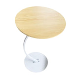 Sofa Side Table Modern Rustic Coffee End Table for Bedroom Balcony Apartment Wood Color