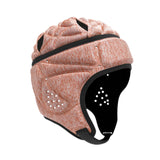 Maxbell Rugby Helmet Protective Gear Breathable Headgear for Sports Baseball Pitcher Pink