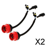 Maxbell 2x2x D2 D2S D4C D4R HID Light Bulb Socket Harness Wire Wiring Plug Connector