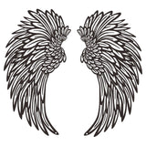 Maxbell Angel Wings Wall Art Decor Metal Wall Sculpture for Office Corridor Entrance