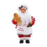 Christmas Chef Ms Claus Figurine Doll Toy for Fireplace Party Supplies Home Style D