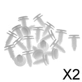 Maxbell 2xPack of 20 Door Panel Clips For Chrysler/Jeep/Dodge Ram Pickup 6503709