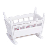 Maxbell 1/12 Dollhouse Miniature Furniture Children Bunk Bed Baby Cradle Bedroom